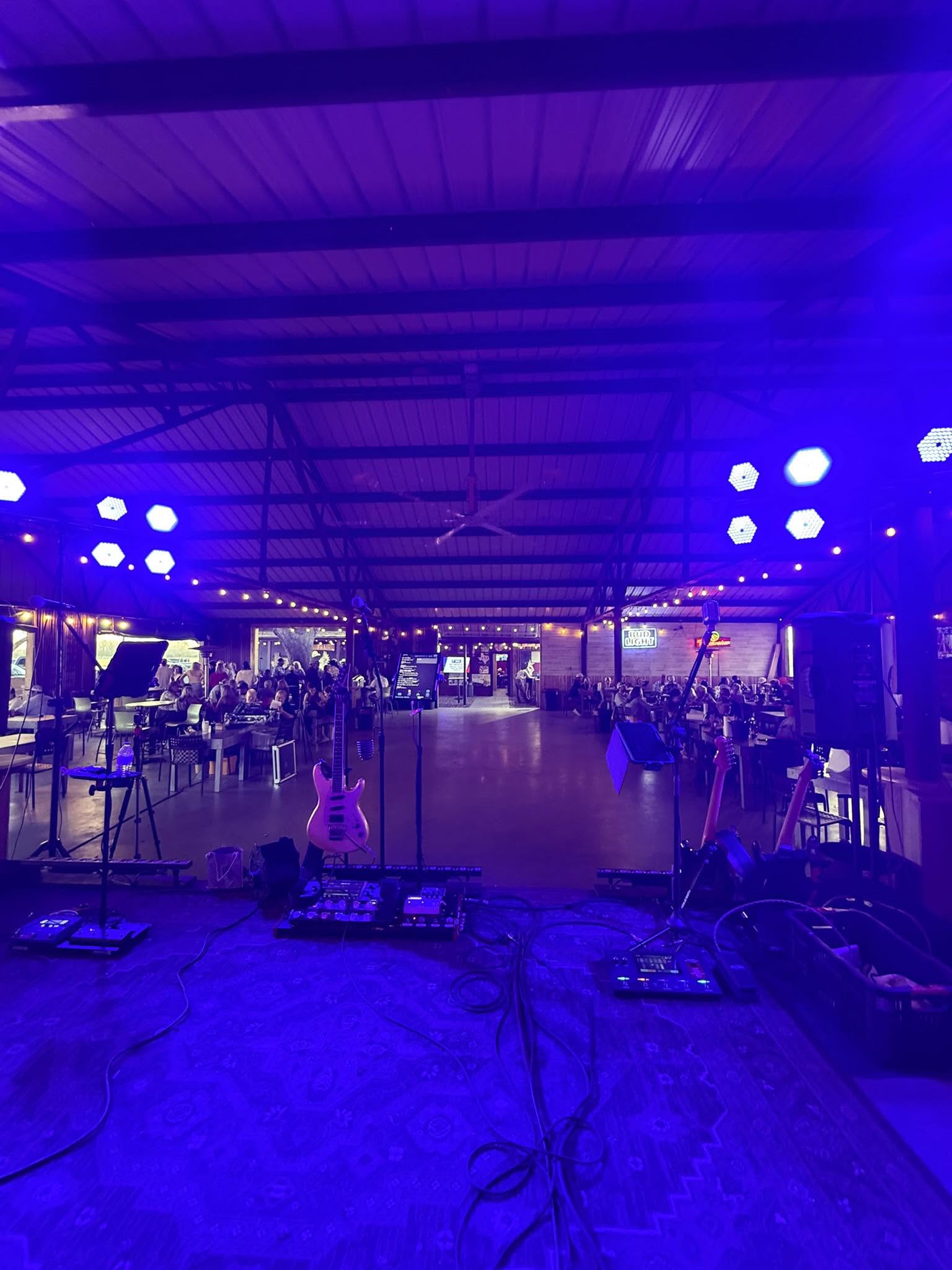 View from the stage